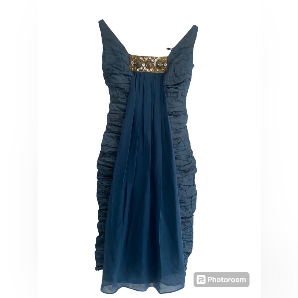 Gorgeous Teal Green Nicole Miller Collection Dress